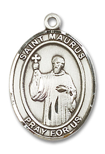St. Maurus Sterling Silver Medal