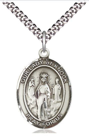 Our Lady of Knock Sterling Sterling Silver Medal