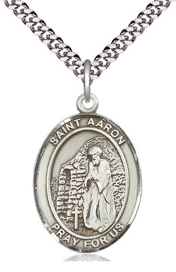 St. Aaron Sterling Silver Medal