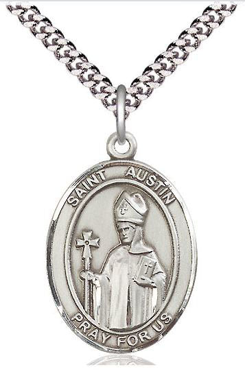 St. Austin Sterling Silver Medal