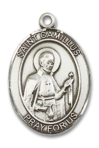 St. Camillus Sterling Silver Pendant