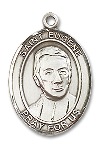 St. Eugene de Mazeno Sterling Silver Medal