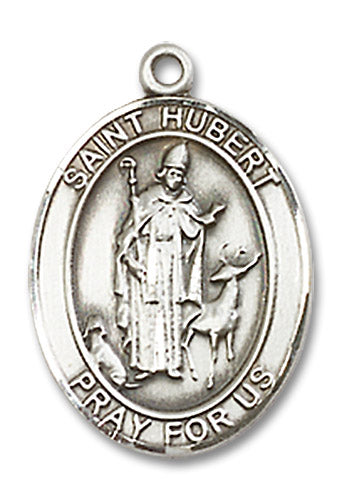 St. Hubert of Liege Sterling Silver Medal