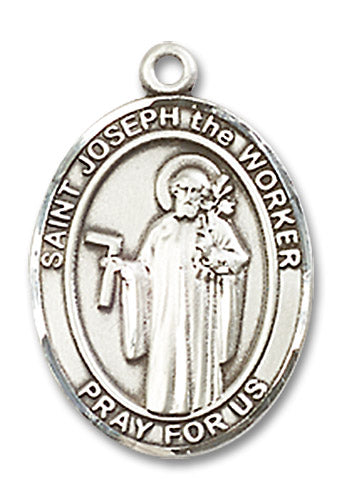 St. Joseph the Worker Sterling Silver Medal