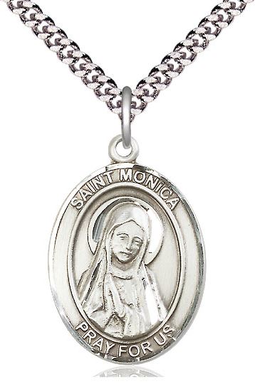 St. Monica Sterling Silver Medal