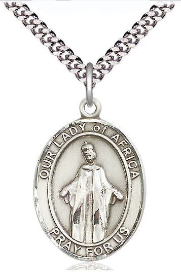 Our Lady of Africa Sterling Silver Medal