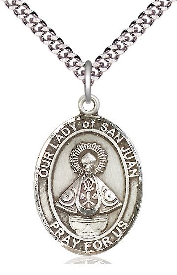 Our Lady of San Juan Sterling Silver Medal