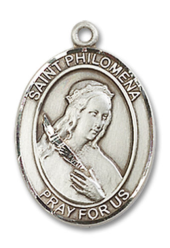St. Philomena Sterling Silver Medal