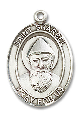St. Sharbel Sterling Silver Medal