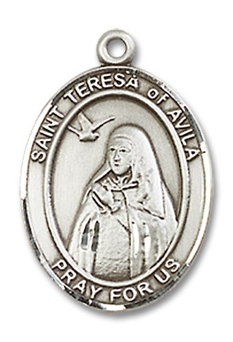 St. Teresa of Avila Sterling Silver Medal
