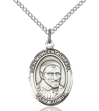 St. Vincent de Paul Sterling Silver Medal