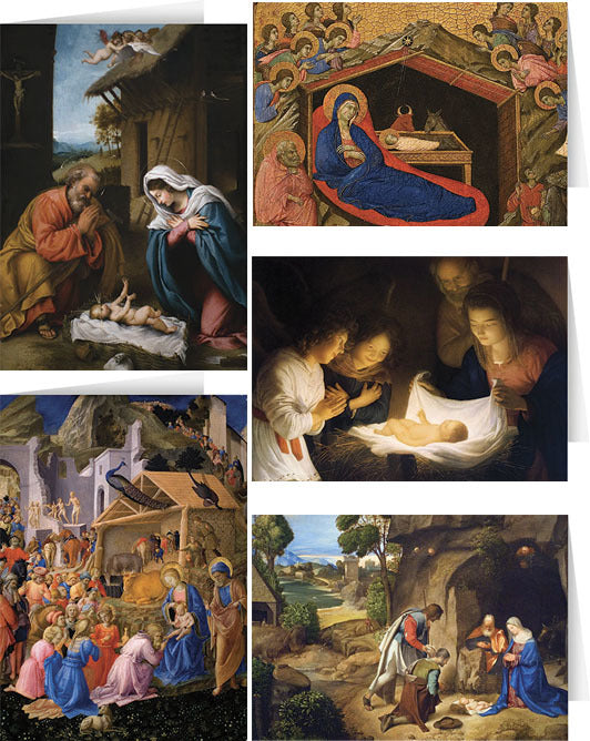 Christmas Cards Nativity Assortment - 25 count per box
