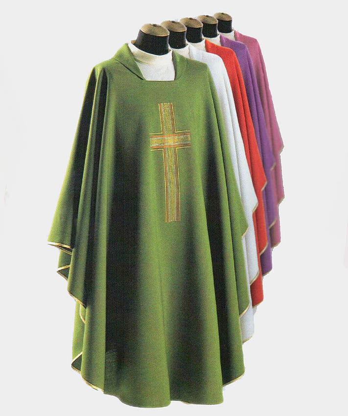 Rugged Cross Primavera Chasuble - no. 521