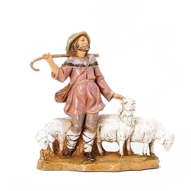 Elijah Shepherd Herder with Sheep Fontanini Figure no. 54097