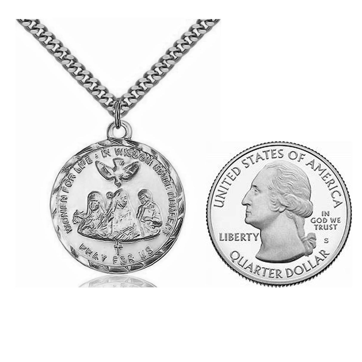 Sterling Silver 3-Doctors Pendant no. 0060SS/24S