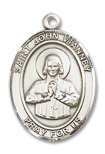 St. John Baptist Vianney Sterling Silver Medal 8282SS/18S
