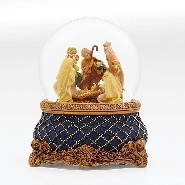 Musical Royal Nativity Glitterdome from Fontanini