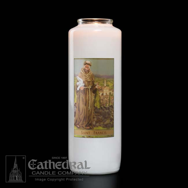Saint Francis Devotional Candle no. 2117