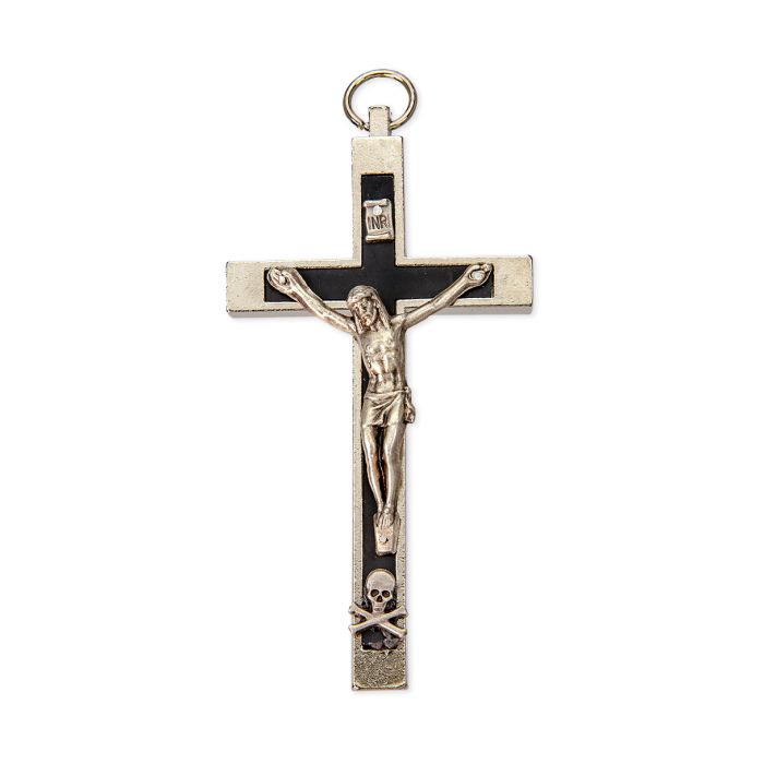 3.5 inch Nickel Bound Golgatha Crucifix