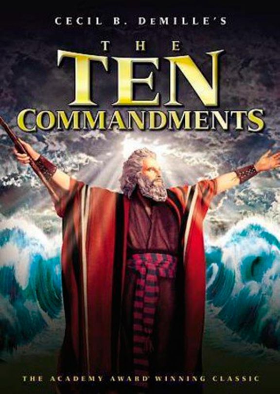 Ten Commandments DVD with Charlton Heston