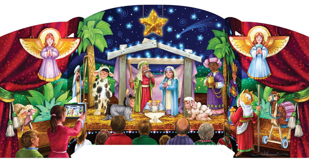 Greatest Story Free Standing Advent Calendar
