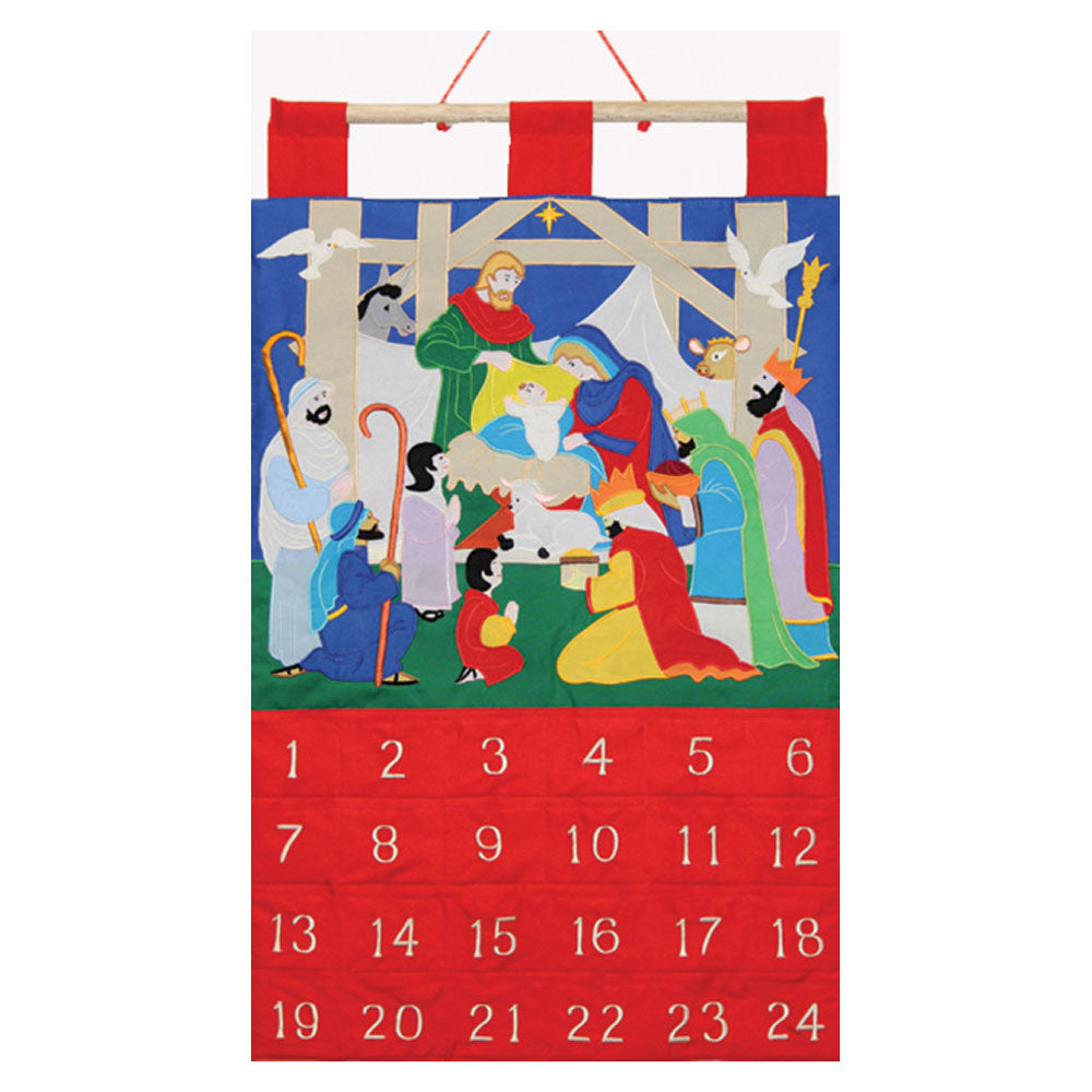 Alleluia Perpetual Felt Advent Calendar