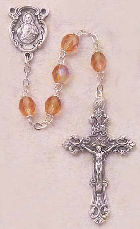 October Rose Crystal Rosary
