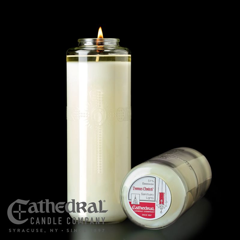 8 day Domus Christi® 51% Beeswax Sanctuary Candle