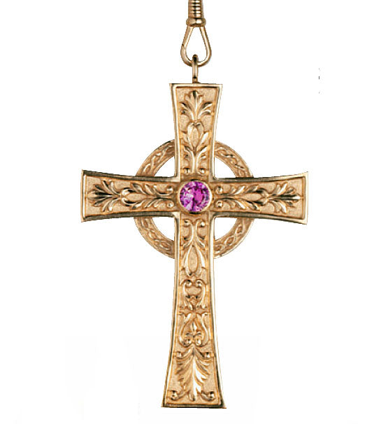 Pectoral Cross with Amethyst - no. 7560