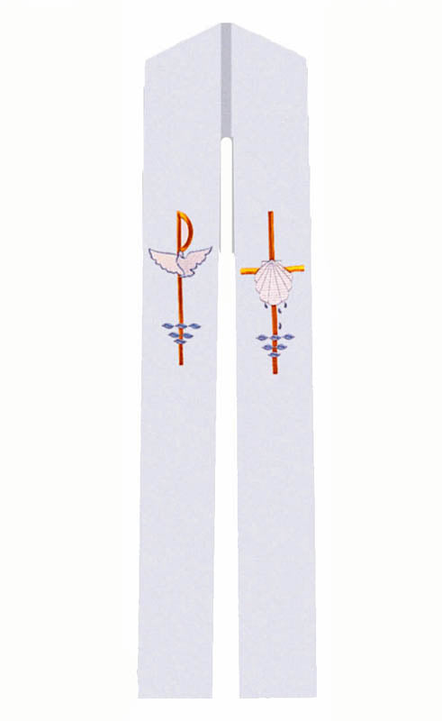 Priest Baptism Overlay Stole no. 703