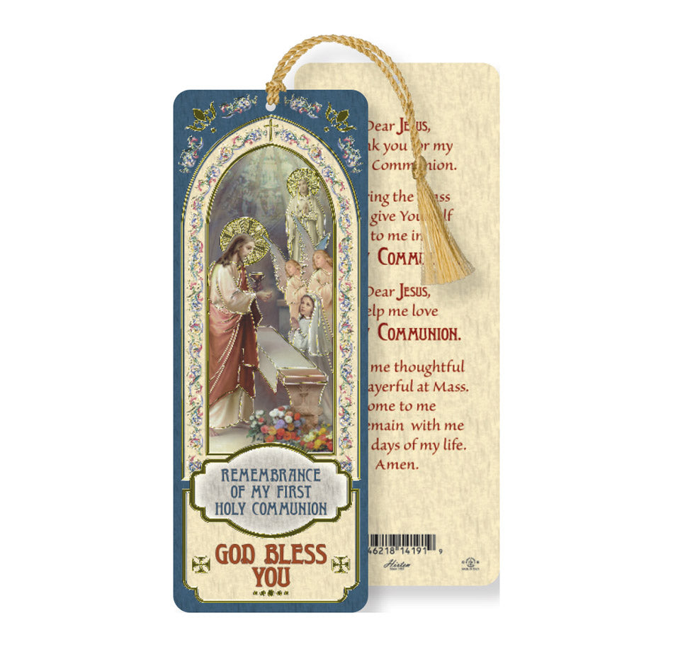 First Communion Bookmark for Girls from Italy