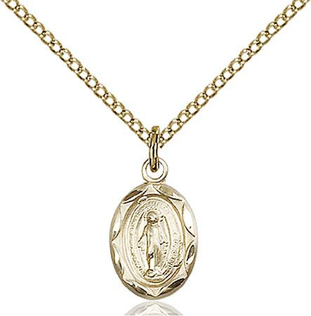Gold Filled Miraculous Pendant - 0301M