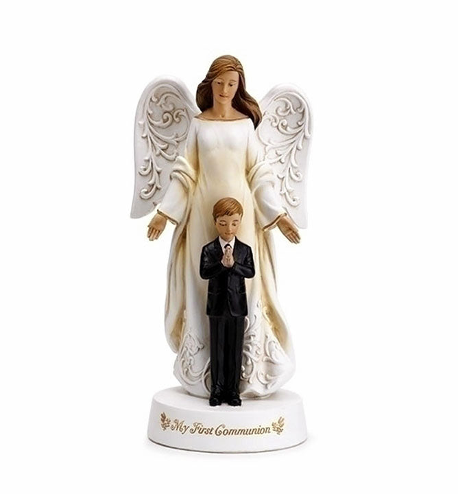 Guardian Angel with Communion Boy