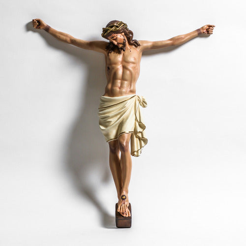 33 inch Crucified Christ Corpus with Head Down (Made to Order)