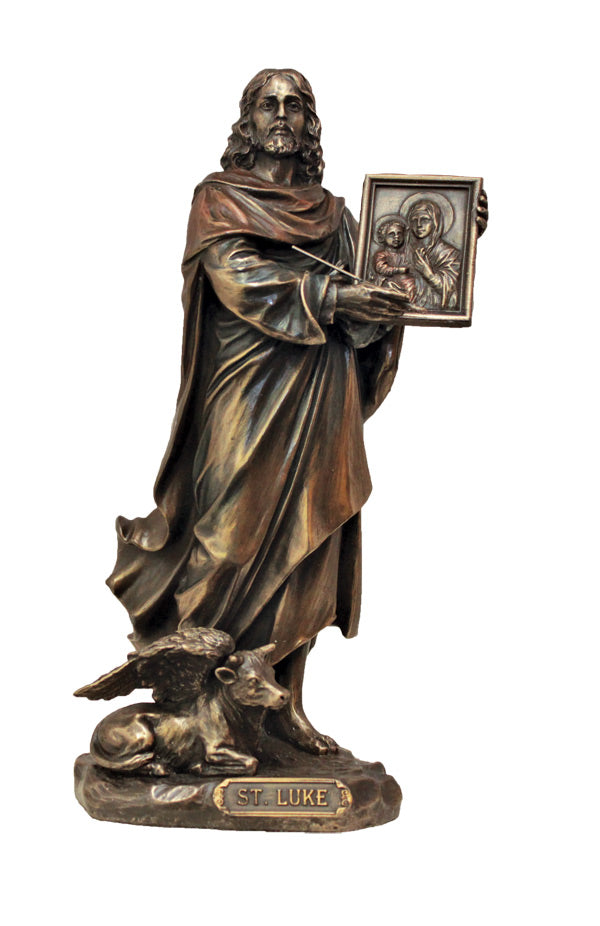 Saint Luke Bronze Statue