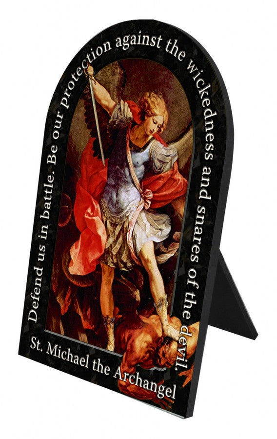 St Michael 4x6 Desk Plaque