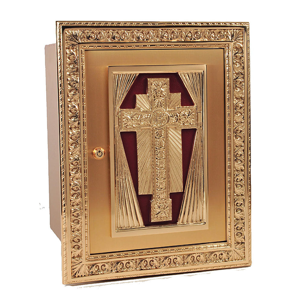 Vault Style Tabernacle with Enameled Insert 71TAB90