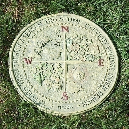 Four Season Garden Plaque or Stepping Stone no. 40361