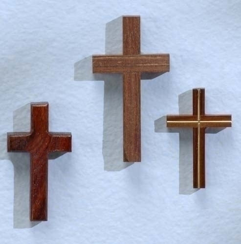 Assorted Wooden Cross Magnets