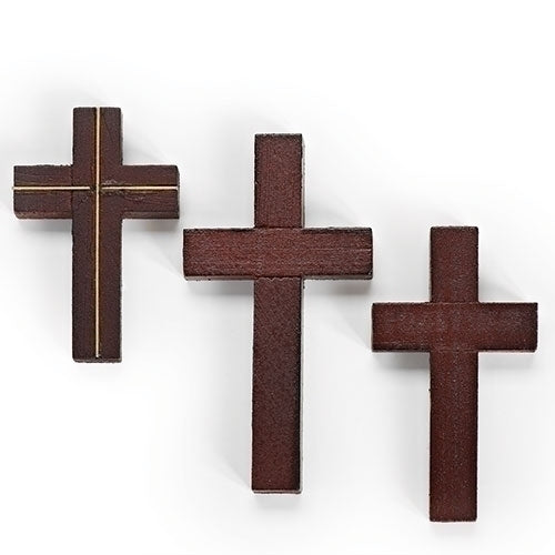 Assorted Wooden Cross Magnets