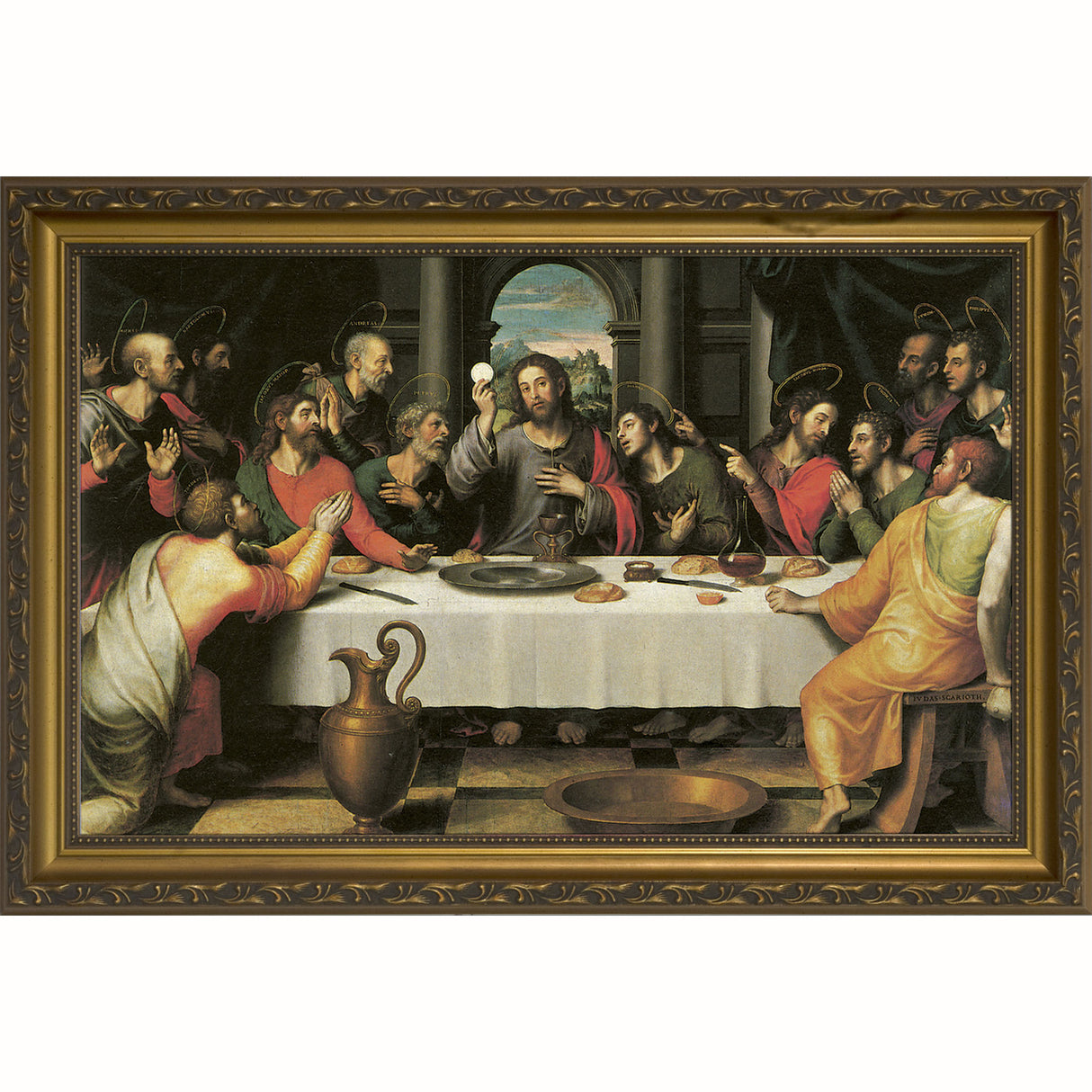 10 X 16 Last Supper by Juan de Juanes