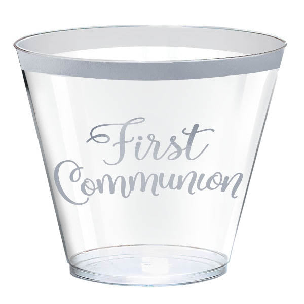 30ct. First Communion 9 oz. Plastic Tumblers