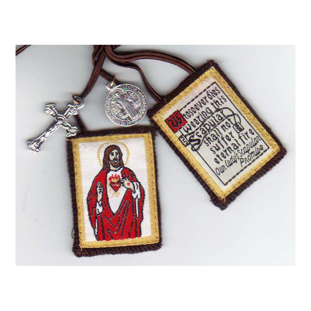 Sacred Heart Brown Scapular