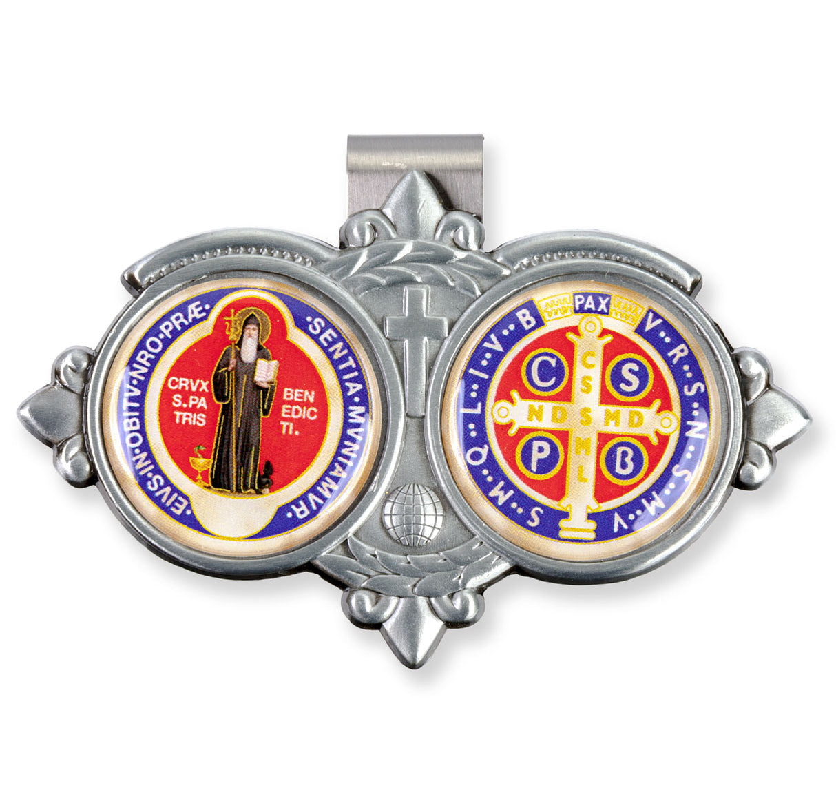 Full Color St Benedict Visor Clip VR645