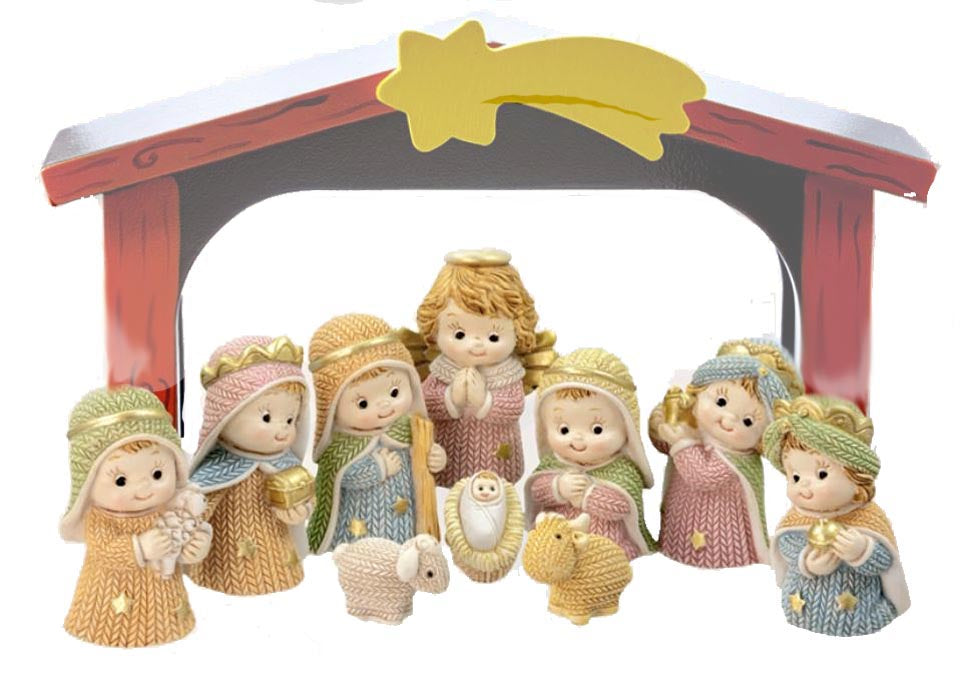 Knit-look Nativity for Children 251007