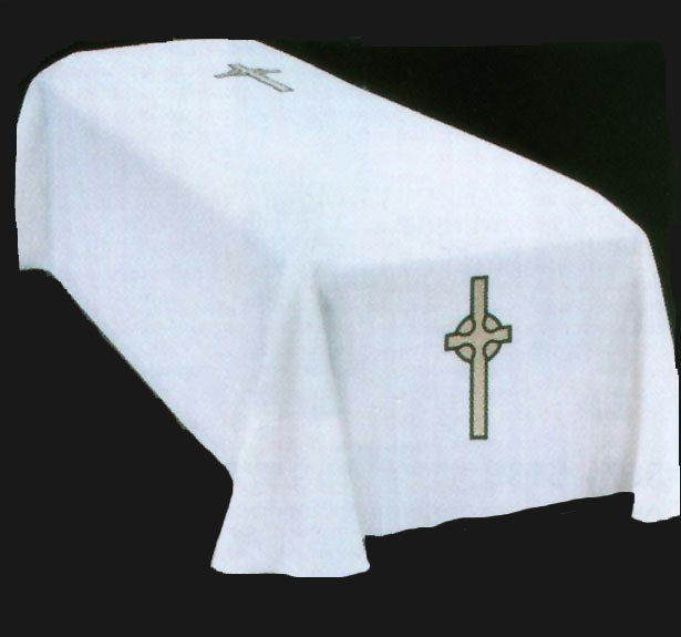 Funeral Pall with Celtic Cross 912F