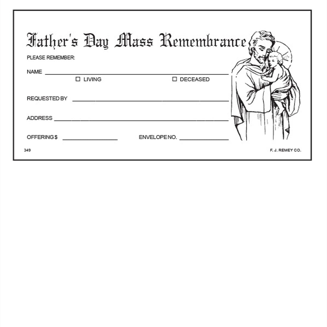 Father's Day Offering Envelopes no.369 - 500ct Box