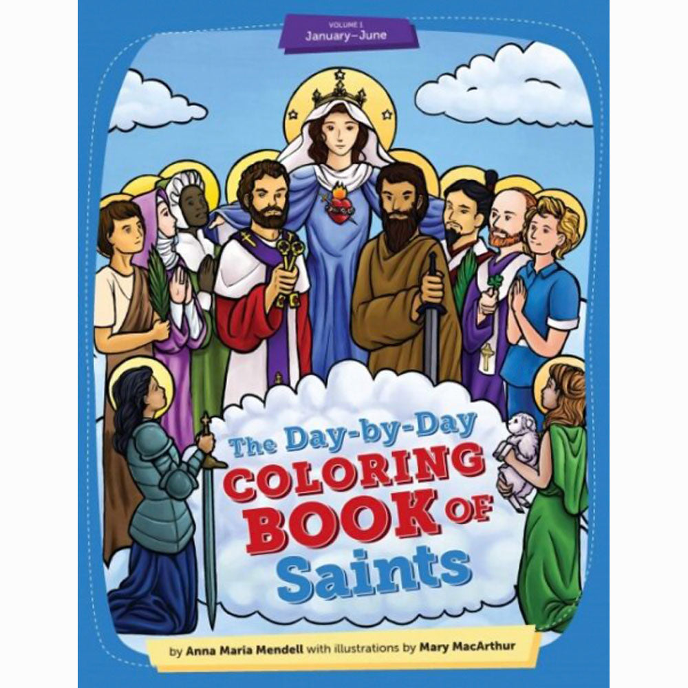 Day by Day Coloring Book of Saints, Volume 1