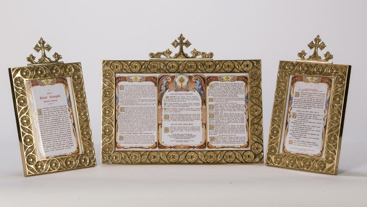 Latin Mass Card Set Framed H101