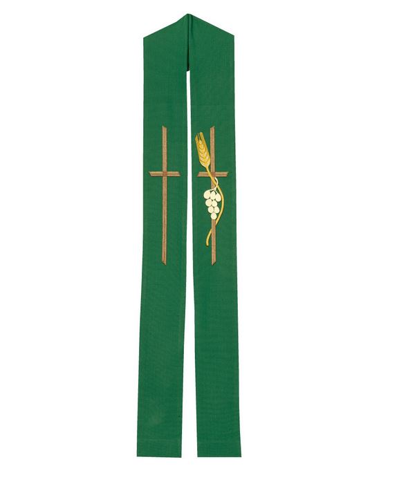 Overlay Stole with Crosses 626